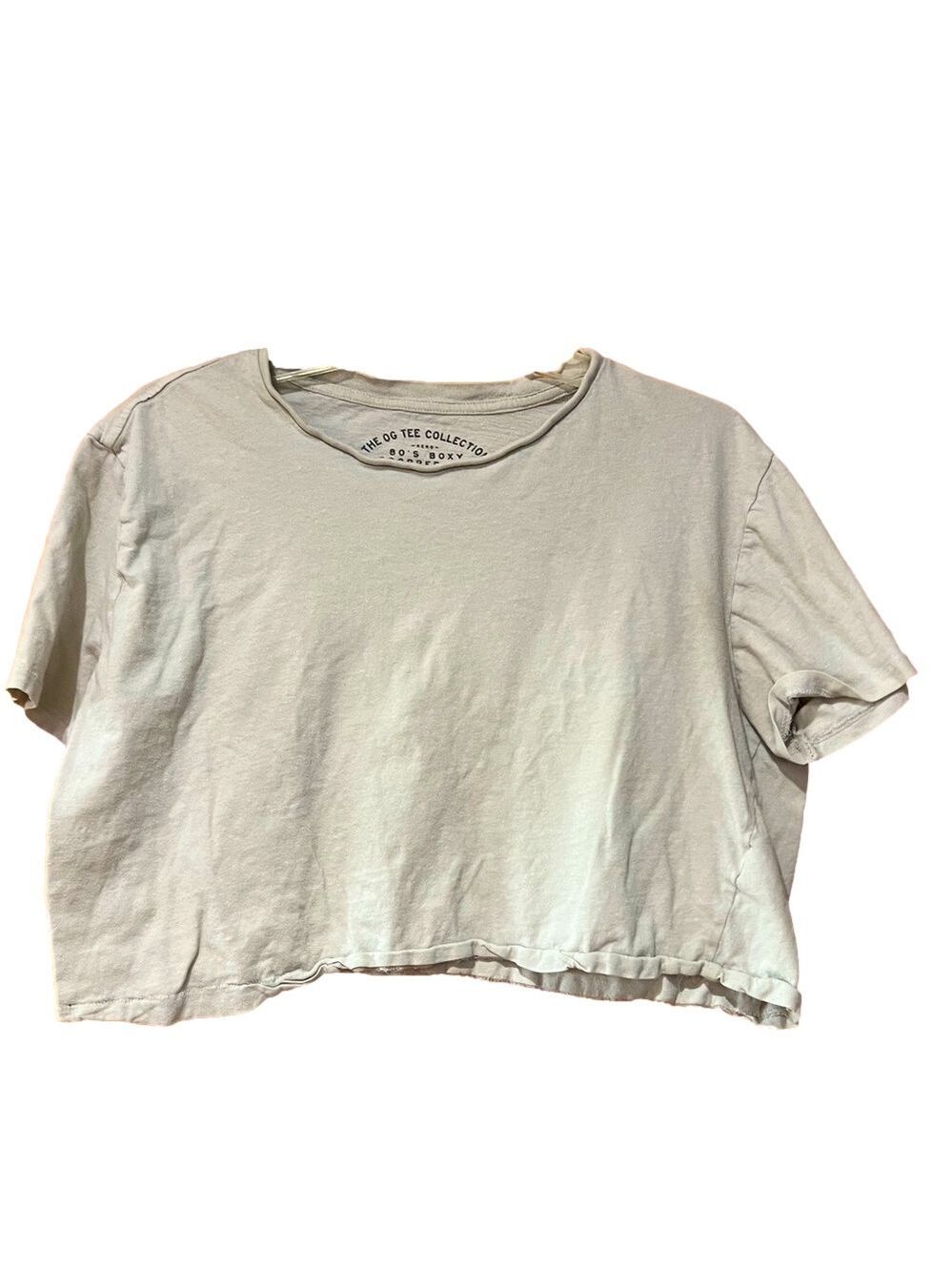 Aeropostale 80s Boxy Cropped Tee
